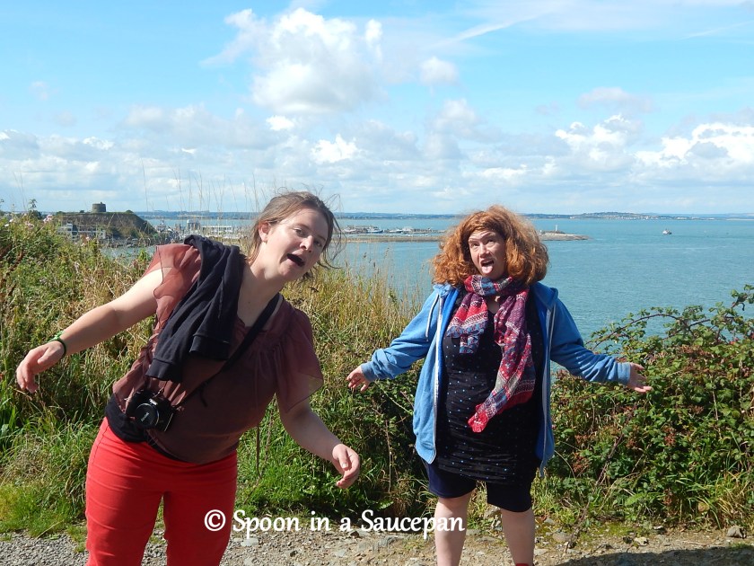 My sister and me, on my last visit home.